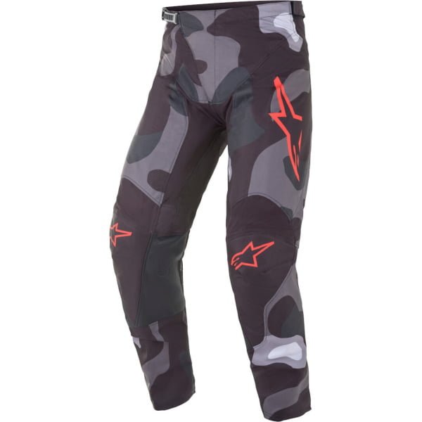 RACER TACTICAL PANTS | GRAY CAMO RED FLUO