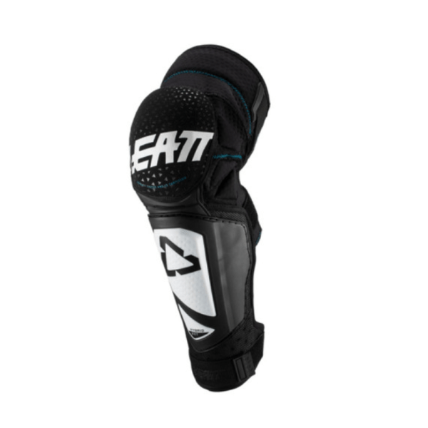 KNEE & SHIN GUARD 3DF HYBRID EXT JR WHT/BLK