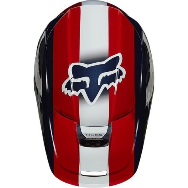 V1 ULTRA HELMET, ECE [WHT/RD/BLU] - Image 3