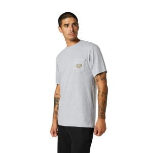 BRONCA SS POCKET TEE [LT HTR GRY]