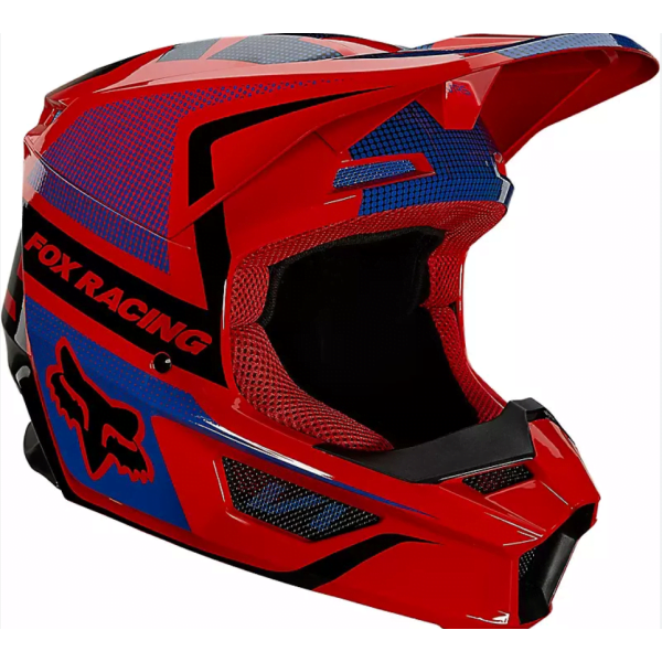 YTH V1 OKTIV HELMET, ECE [FLO RED]