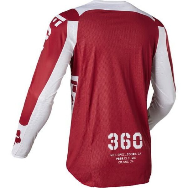 360 NOBYL JERSEY | RED WHITE - Image 3