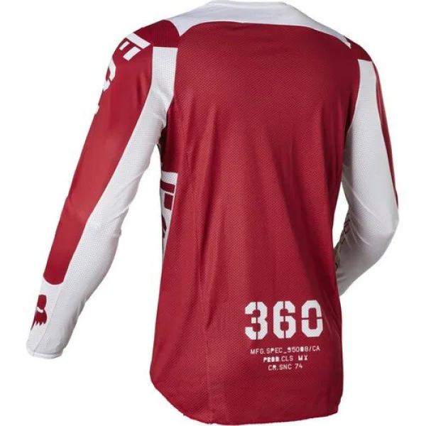 360 NOBYL JERSEY | RED WHITE - Image 3