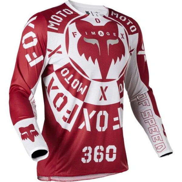 360 NOBYL JERSEY | RED WHITE - Image 2