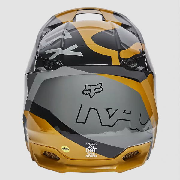 YTH V1 SKEW HELMET, ECE [BLK/GLD] - Image 4