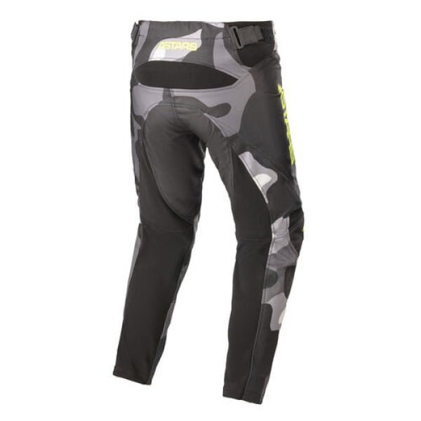 YTH RACER TACTICAL PANTS-GRAY CAMO YLW FLUO - Image 2