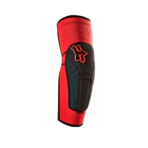 FOX RACING LAUNCH ENDURO ELBOW PAD RED - Image 2