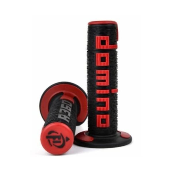 DOMINO PAIR GRIPS BLACK/RED
