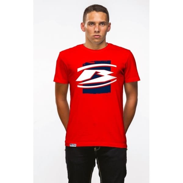 BETA PADDOCK T-SHIRTS FULL RED LOGO L