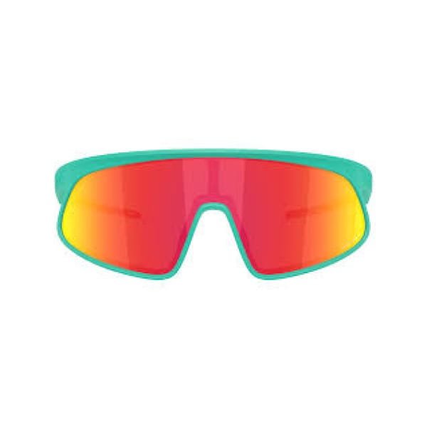 OAKLEY RSLV MATTE CELESTE w/ PRIZM RUBY - Image 2