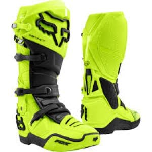 FOX RACING INSTINCT BOOTS [FLO YLW] US10