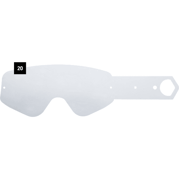 SPY KLUTCH WHIP/TARGA 3 CLEAR TEAROFF 20 PACK