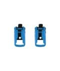 LEATT BUCKLE 3.5 CYAN PAIR