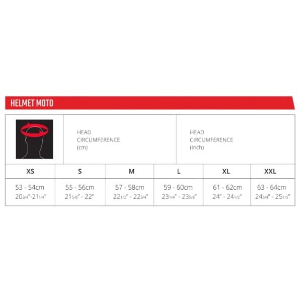 LEATT HELMET MOTO 2.5 V25 RED #L 59-60CM - Image 7
