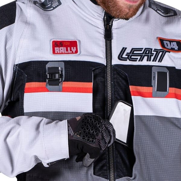 LEATT JACKET ADV RALLY 5.5 GREY - Image 3