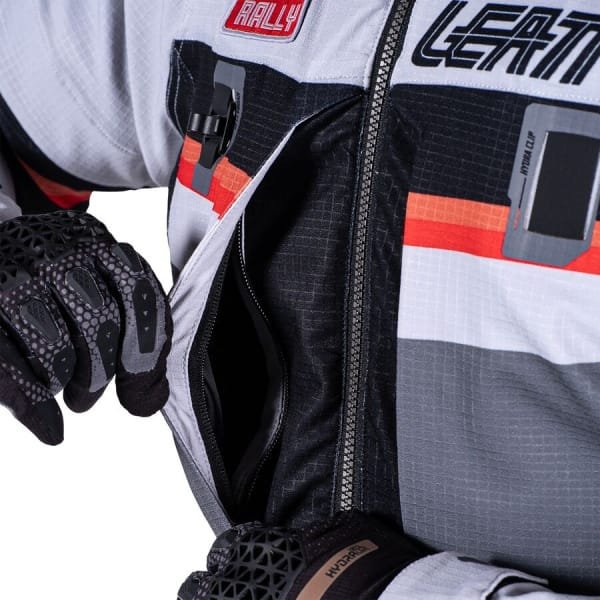 LEATT JACKET ADV RALLY 5.5 GREY - Image 4