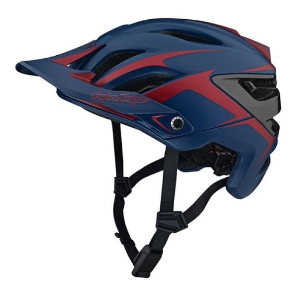 TLD A3 FANG HELMET MIPS BLUE/BURGUNDY - Image 3