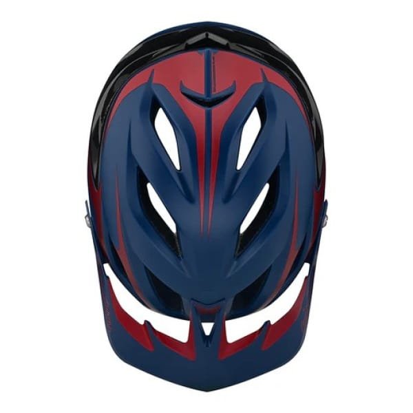 TLD A3 FANG HELMET MIPS BLUE/BURGUNDY - Image 4