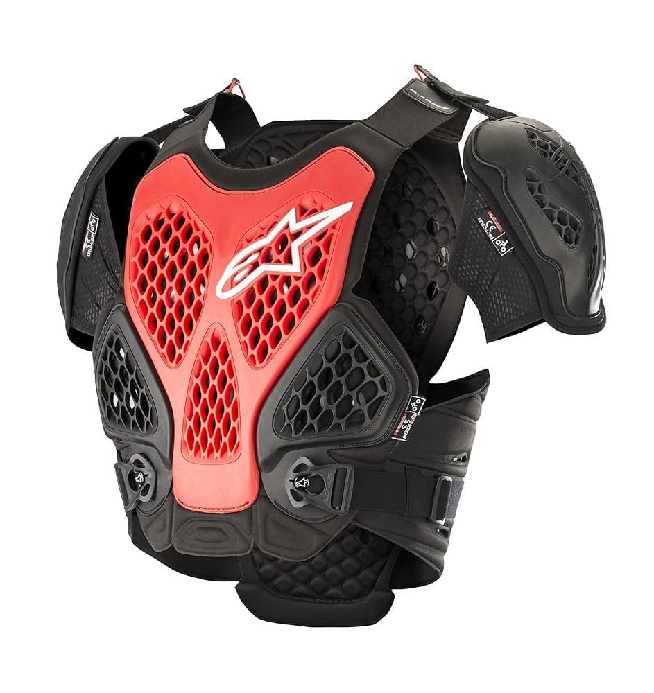BIONIC CHEST PROTECTOR - BLACK RED ANTHRACITE