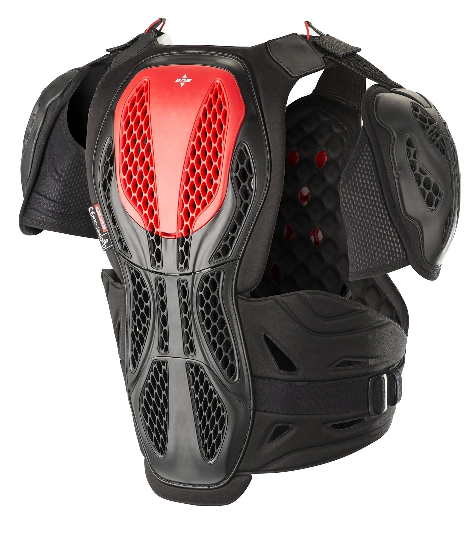 BIONIC CHEST PROTECTOR - BLACK RED ANTHRACITE - Image 2