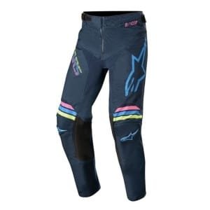 YTH RACER BRAAP PANTS AQUA PINK FLUO